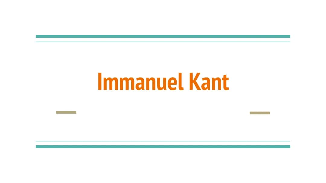 Immanuel Kant einfach erklärt: Familie, Zitate und Kinder