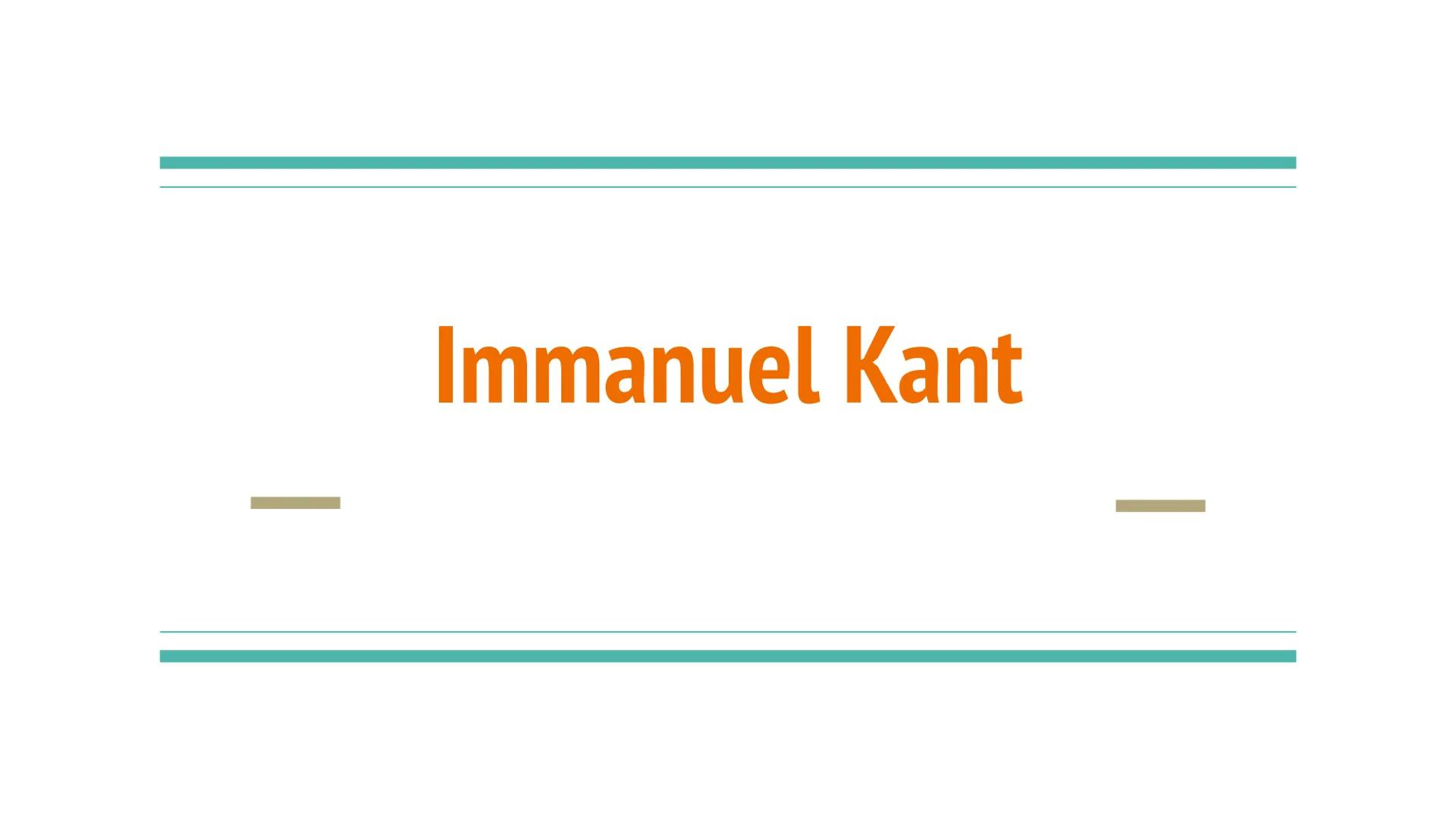 Immanuel Kant Inhaltsangabe
1. Wichtigste Informationen
2.
Leben
3. Werke
4. Seine Aufklärung
5. Kants Vorstellung
6. Kategorischer Imperati