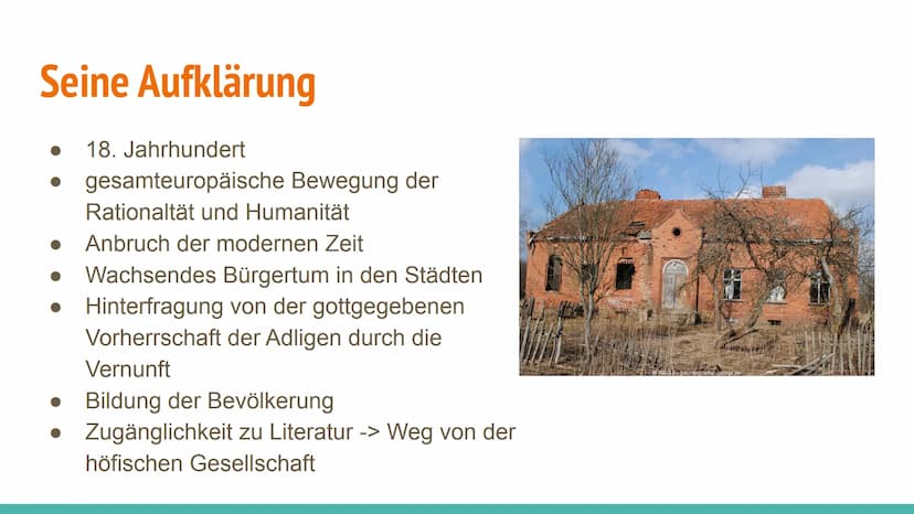 Immanuel Kant Inhaltsangabe
1. Wichtigste Informationen
2.
Leben
3. Werke
4. Seine Aufklärung
5. Kants Vorstellung
6. Kategorischer Imperati