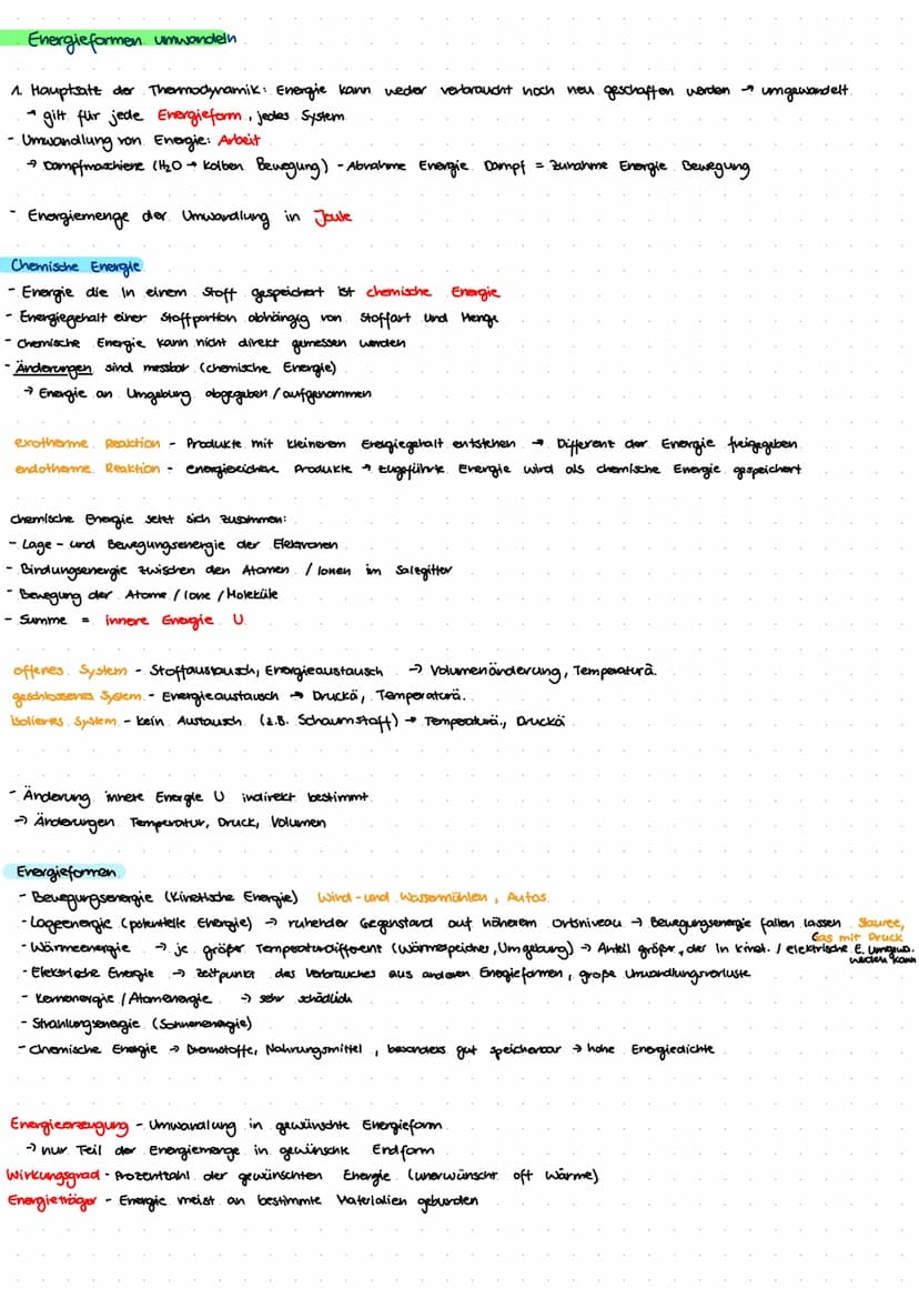 
<p>Die Thermodynamik ist ein Teilgebiet der Physik, das sich mit der Beschreibung von Energieumwandlungen beschäftigt. Dabei wird der erste