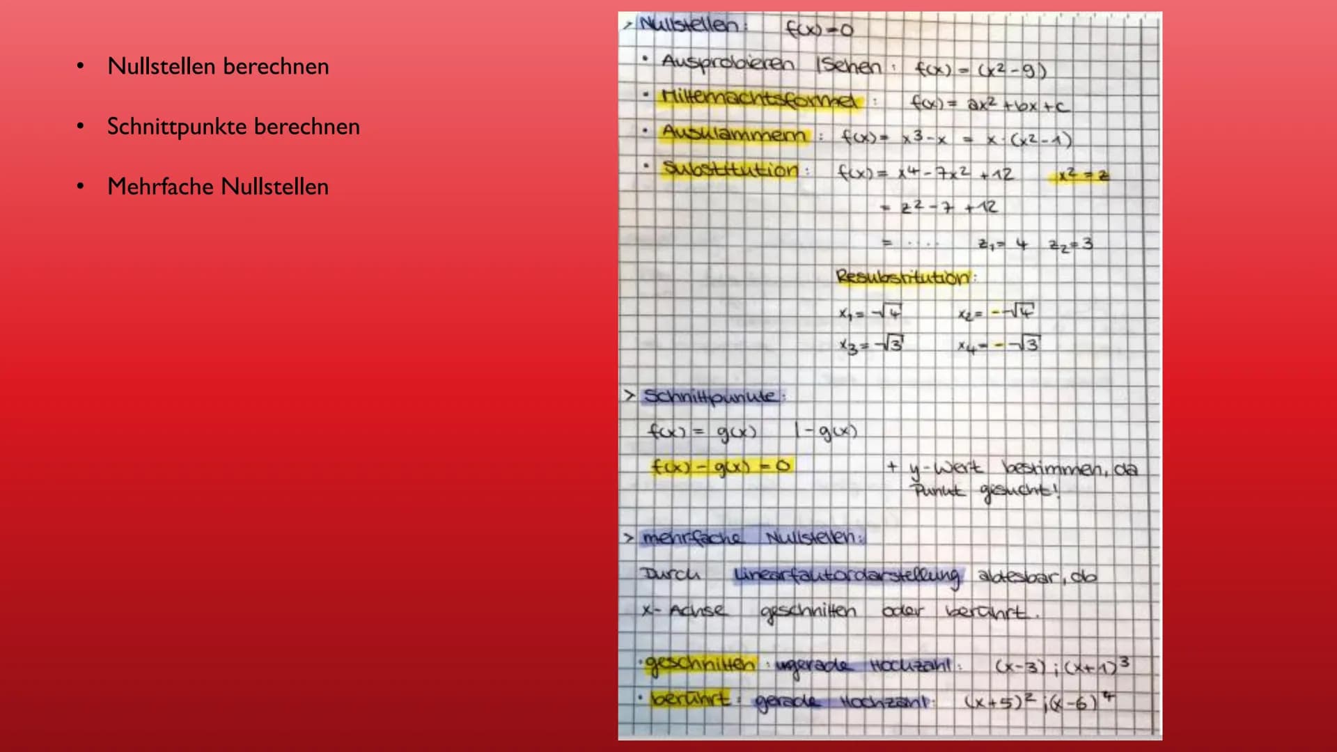 MATHE 10. KLASSE
Funktionen
Ableitung
3D-Geometrie
Extrem- und Wendestellen
Binominalverteilung
●
Trigonometrische Funktionen Funktionen:
●
