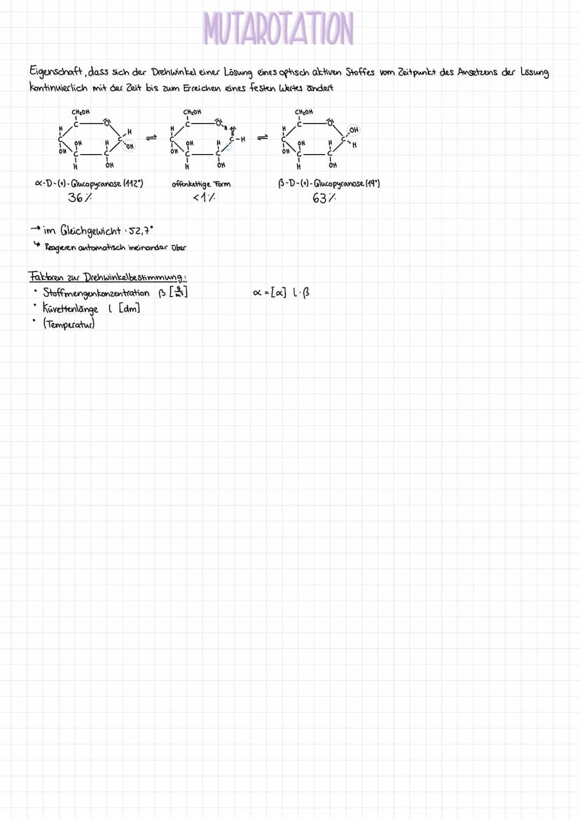 MONOSACCHARIDE
GLUCOSE
HACEO,
H-C-OH
HO-C-H
H-C-OH
I
H-C-OH
CH₂OH
D-Glucose
Bsp.:
→Einfachzucker
H
H-C-OH
H
Ethanol
1010
( = 0)
x-D-Glucopyr