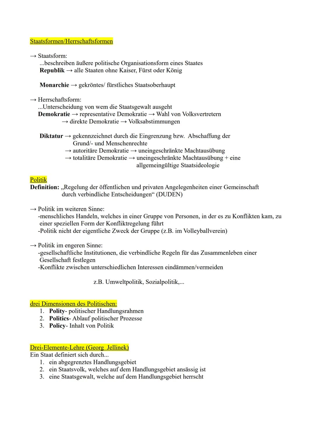 5 Merkmale einer Demokratie und Herrschaftsformen einfach erklärt für Schüler