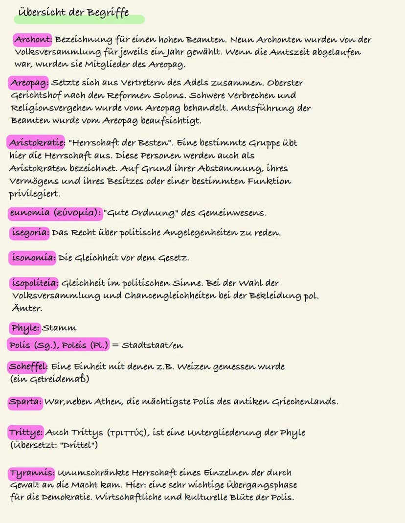DIE ATTISCHE DEMOKRATIE
Defne Ayan
Fach: GGK
Fachlehrer: Herr Mourad
Klasse: 11a
übersicht
1. Die gesellschaftliche Krise Athens im 7. Jahrh