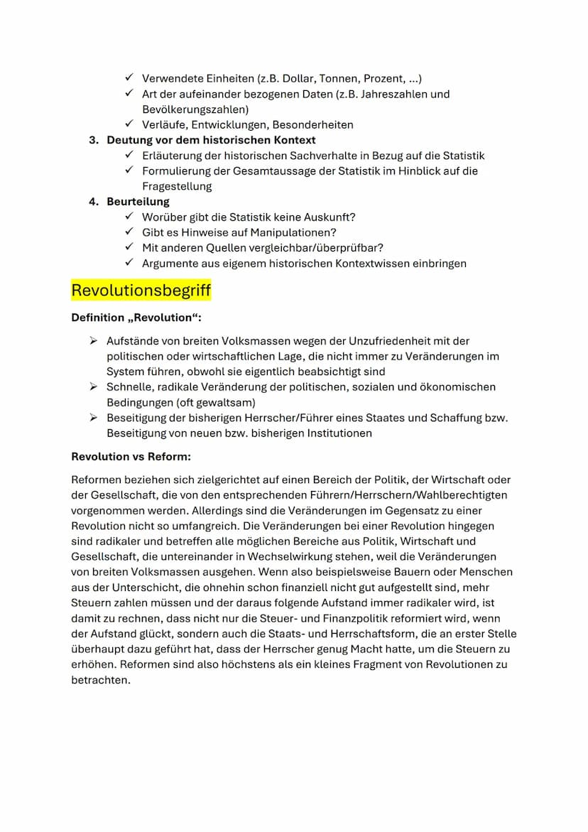 Mündliche Abiturprüfung - Geschichte
Methodisches Vorgehen beim Analysieren von Quellen
Textquellen:
1. Basissatz
✓ Autor, Entstehungsort, E