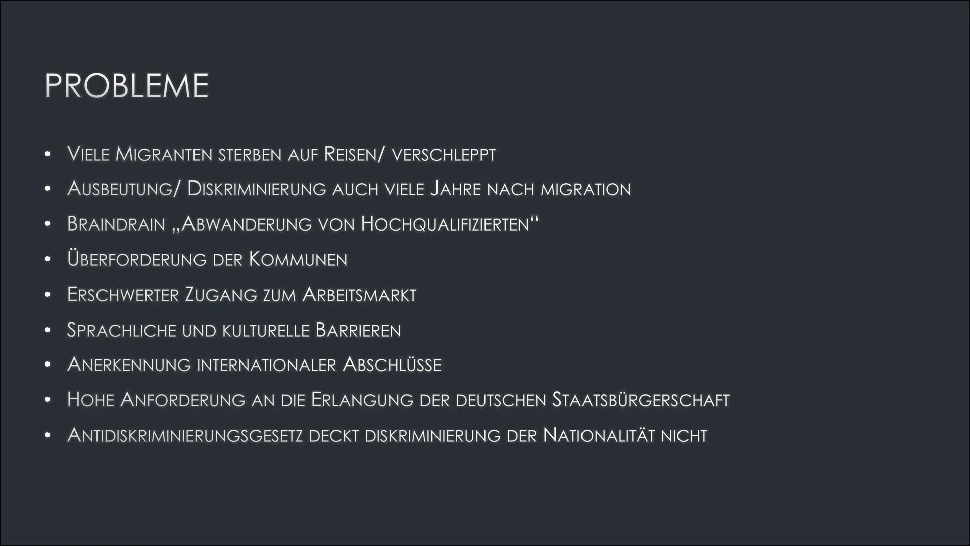 MIGRATION
LIJANA MUSIC
11 GLIEDERUNG
DEFINITION
PUSH UND PULL FAKTOREN
ARTEN
BEGRIFFSERKLÄRUNGEN
AUSWIRKUNGEN UND PROBLEME
HISTORIE MIGRATIO