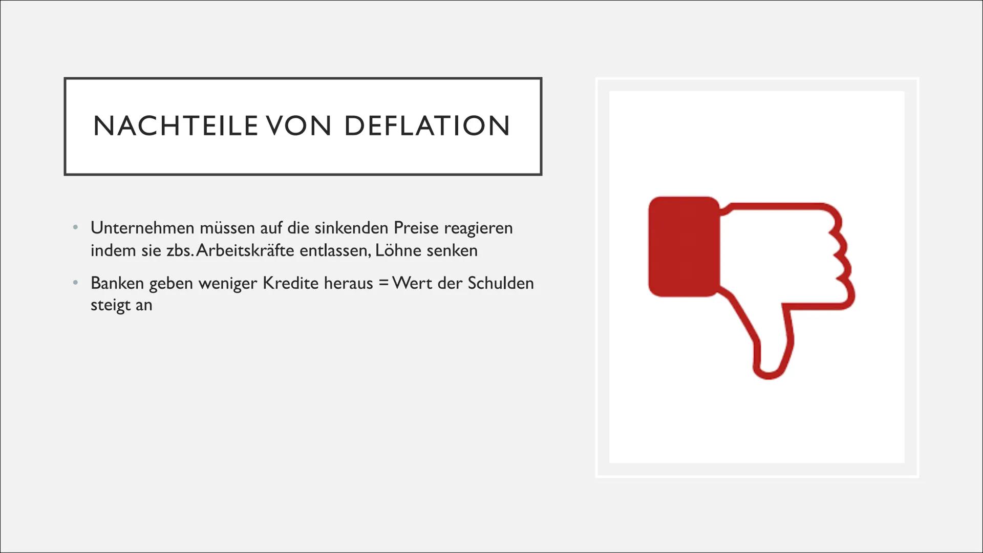 INFLATION & DEFLATION INHALT:
- Definition (Inflation & Deflation)
- Ursachen
- Vor- und Nachteile
- Messung
- Arten
崑 ●
●
●
●
●
INFLATION
S