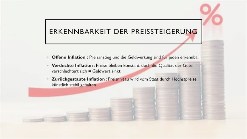 INFLATION & DEFLATION INHALT:
- Definition (Inflation & Deflation)
- Ursachen
- Vor- und Nachteile
- Messung
- Arten
崑 ●
●
●
●
●
INFLATION
S