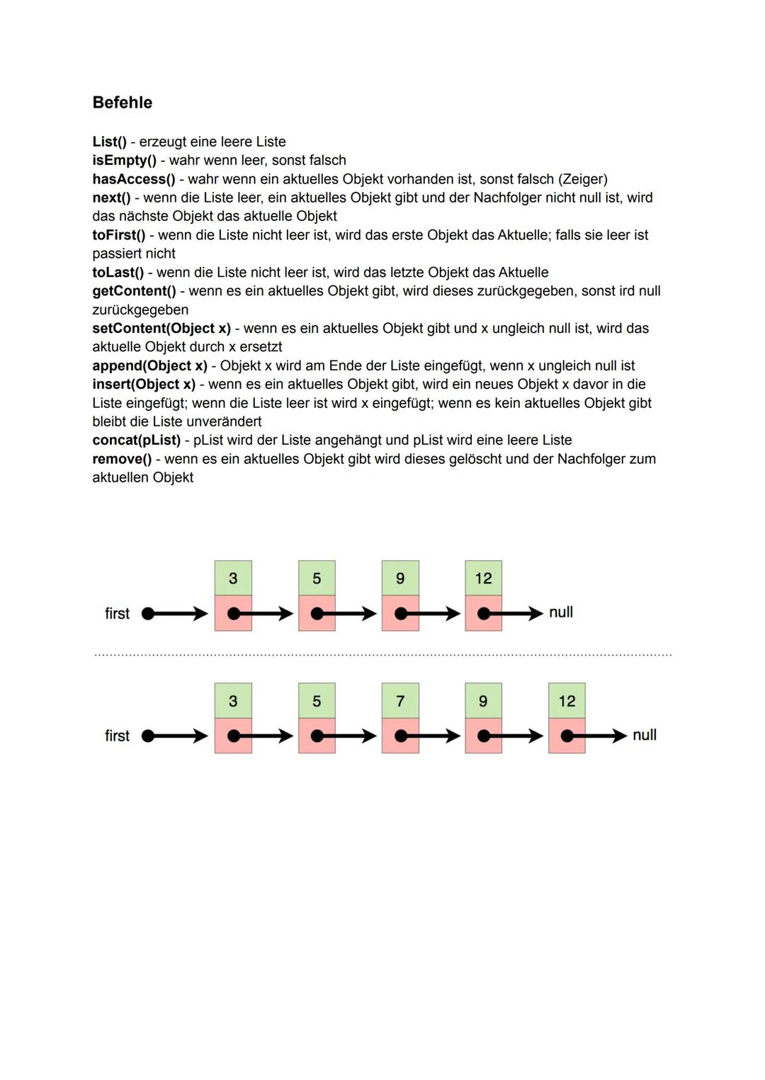 Allgemein
Datenstrukturen helfen Daten und Informationen im Speicher zu verwalten und zu
organisieren
Lineare Datenstrukturen
Statische und 