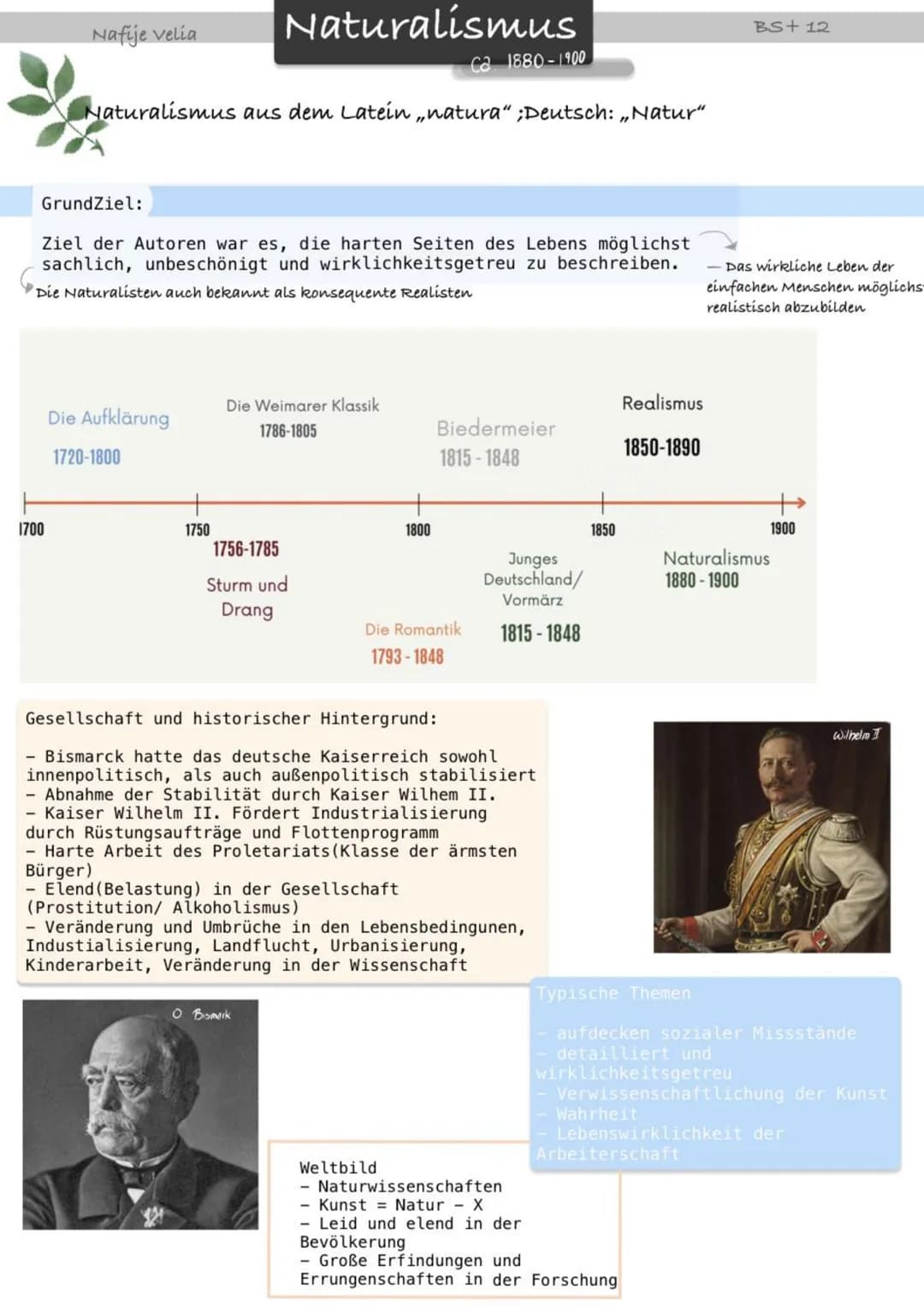 Nafije Velia
GrundZiel:
1700
Naturalismus aus dem Latein,,natura" ;Deutsch: ,,Natur"
Ziel der Autoren war es, die harten Seiten des Lebens m