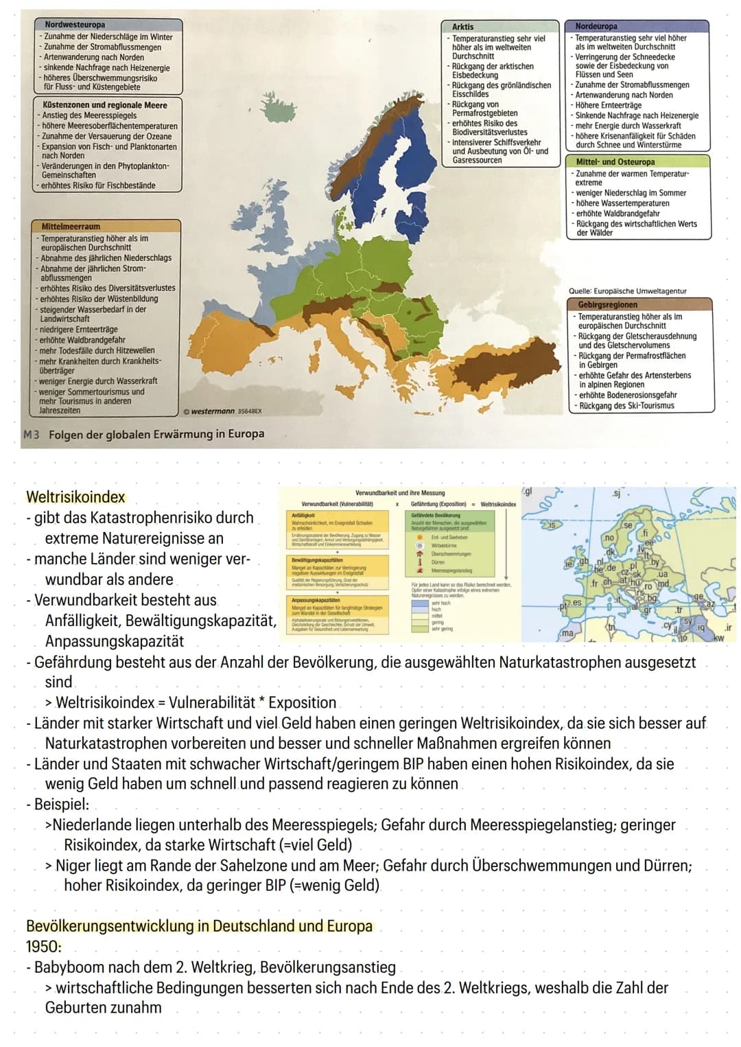 Deutschland in Europa
1. Europa allgemein
- Europa ist einer von sieben Kontinenten und ein Kulturerdteil
-Grenze Europas bildet im Norden d