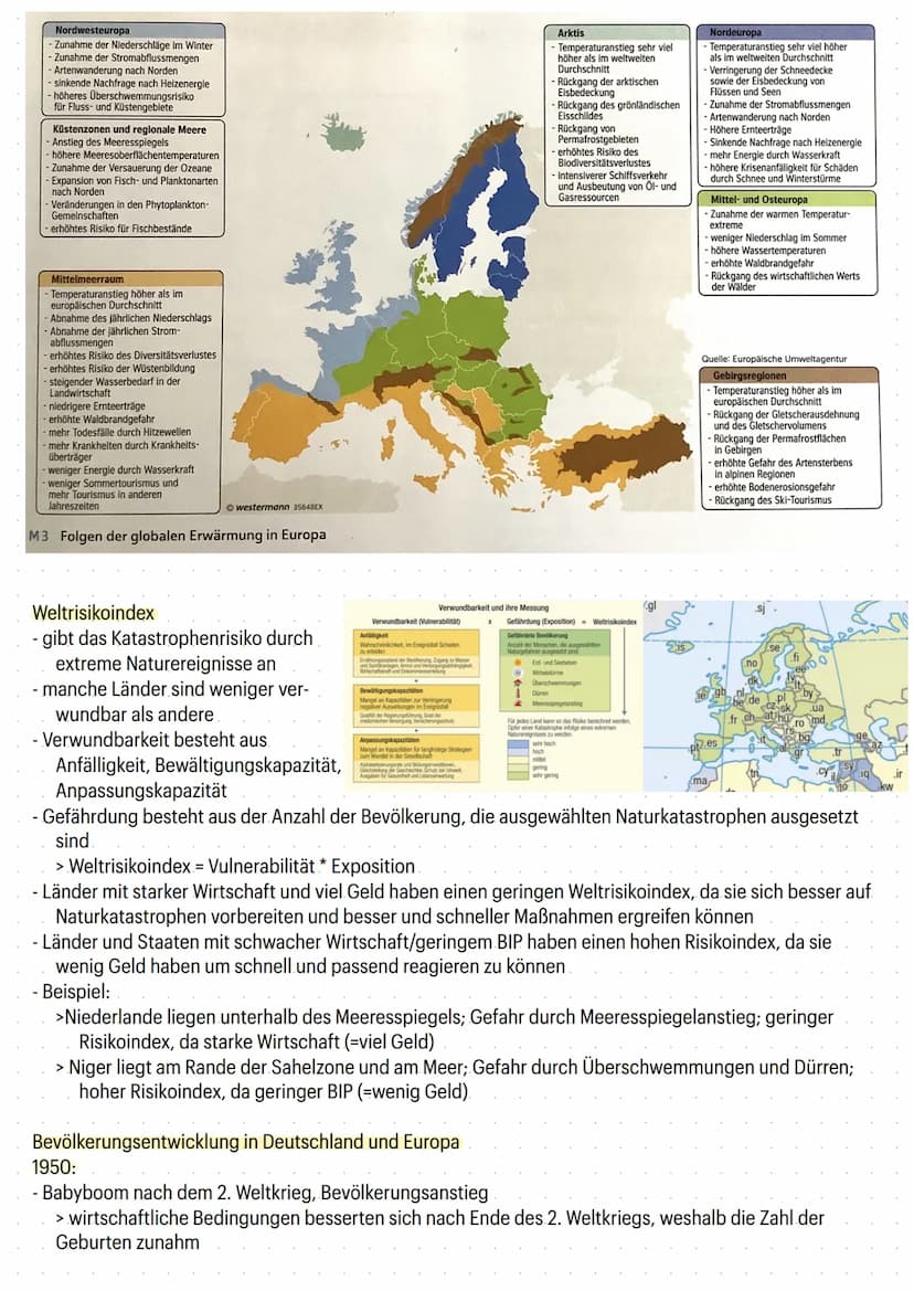Deutschland in Europa
1. Europa allgemein
- Europa ist einer von sieben Kontinenten und ein Kulturerdteil
-Grenze Europas bildet im Norden d