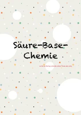 Know Säure-Base-Chemie thumbnail