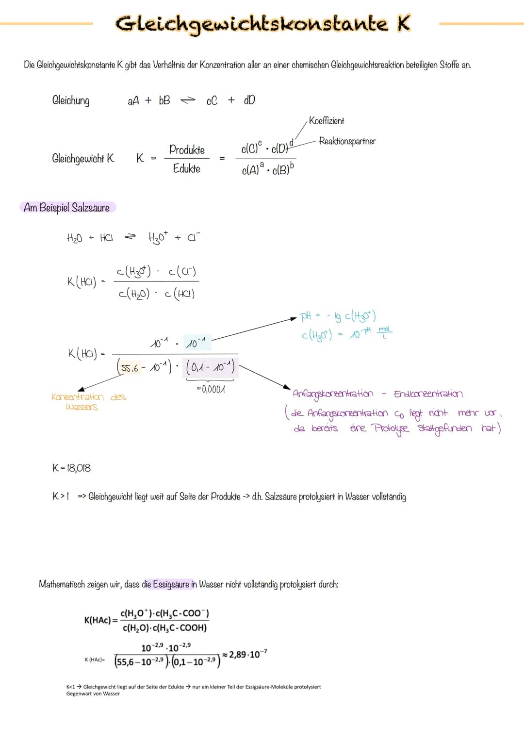 Säure-Base-
Chemie
von hier aus Übertrag z zu fast allen anderen Themen, also wichtig Säuren sind Protonendonatoren. Brönstedt
irrelevant (b