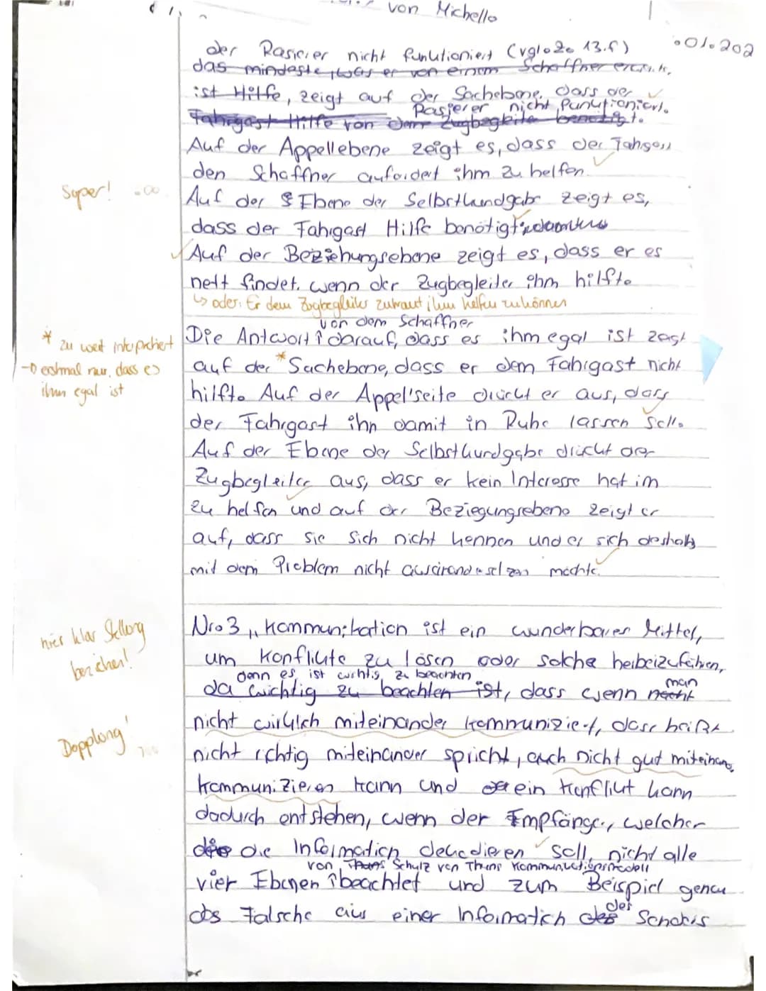 5
10
15
20
25
1. Klausur
Daniel Kehlmann (2003)
Ich und Kaminski: Romanbeginn
Ich wachte auf, als der Schaffner an die Abteiltür klopfte. Es