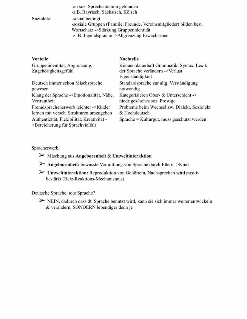 Sprachwandel
Existiert in allen Sprachen, zu allen Zeiten, in allen Bereichen (geschieht meist unbemerkt &
ungewollt)
Ursachen: (sprachlich 