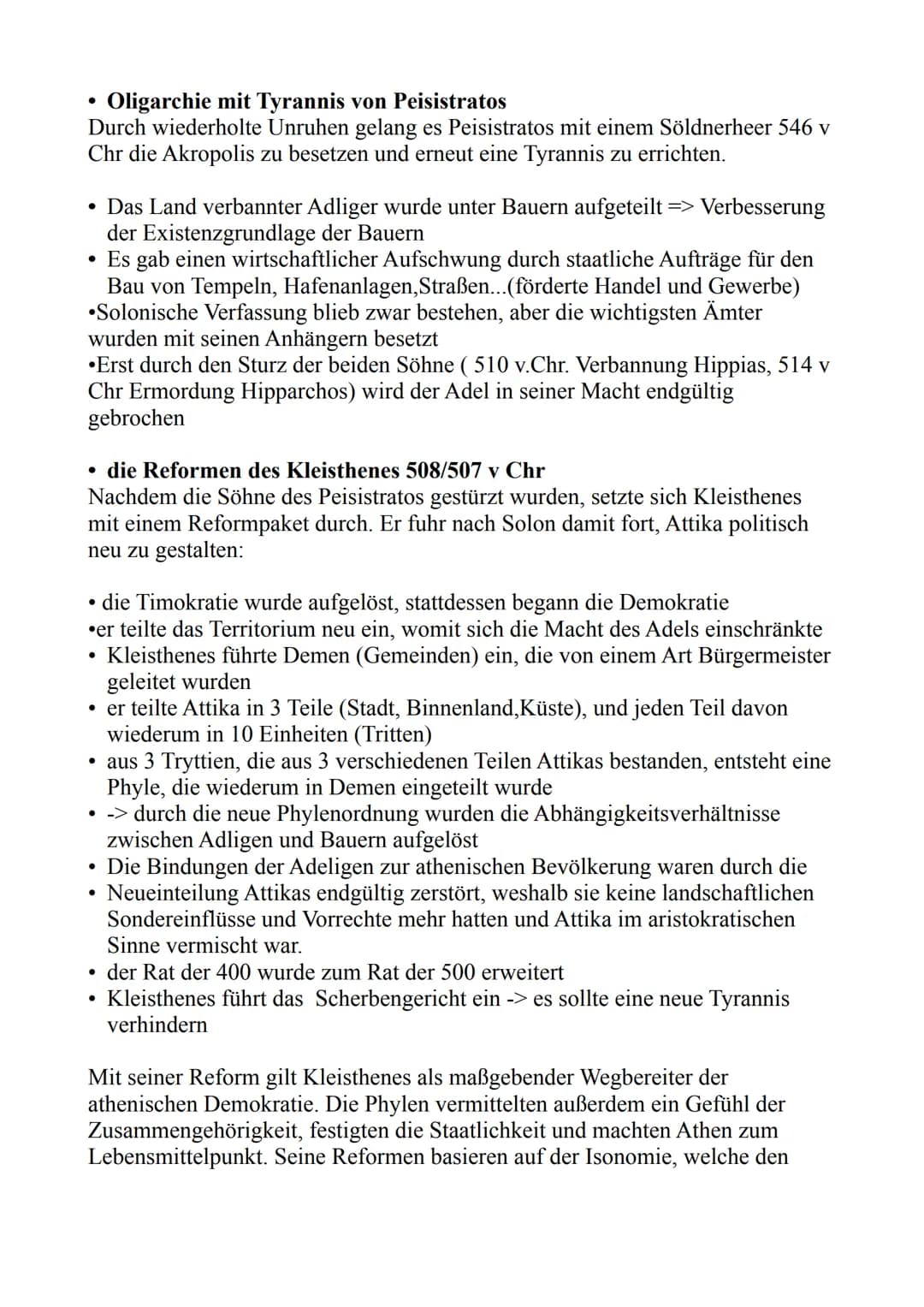 Zeitliche Einordnung:
•,,dunklen Jahrhunderte" grob von ca 1200-800 (1050-750) v Chr.
Archiaisches Zeitalter von 800-500 v Chr.
• Klassische