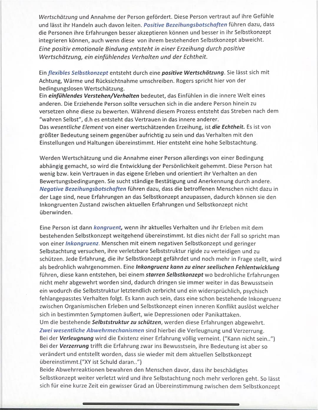 Die personenzentrierte Theorie nach Carl Rogers
Die personenzentrierte Theorie nach Carl Rogers ist das Ergebnis seiner jahrzehntelangen
the