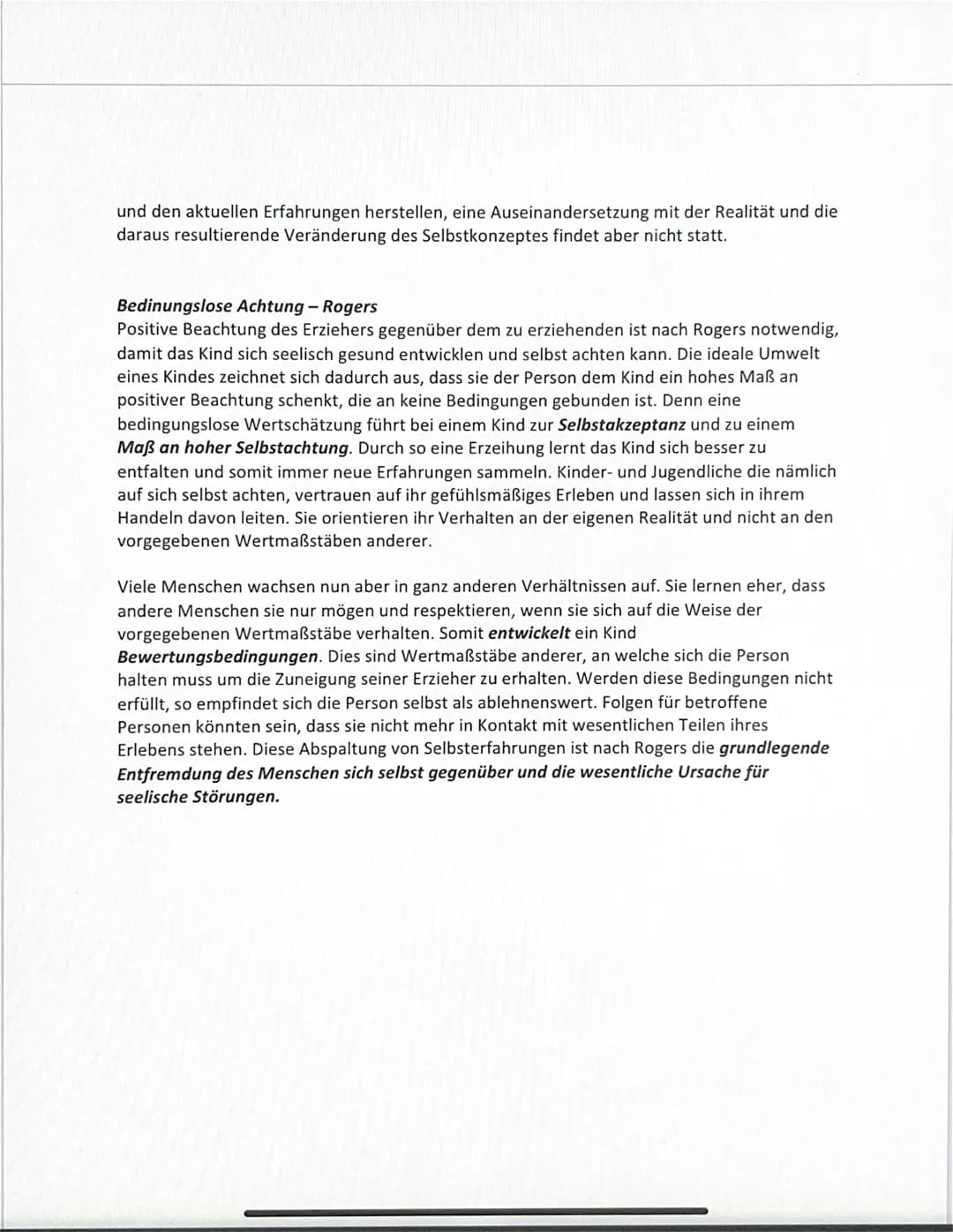 Die personenzentrierte Theorie nach Carl Rogers
Die personenzentrierte Theorie nach Carl Rogers ist das Ergebnis seiner jahrzehntelangen
the