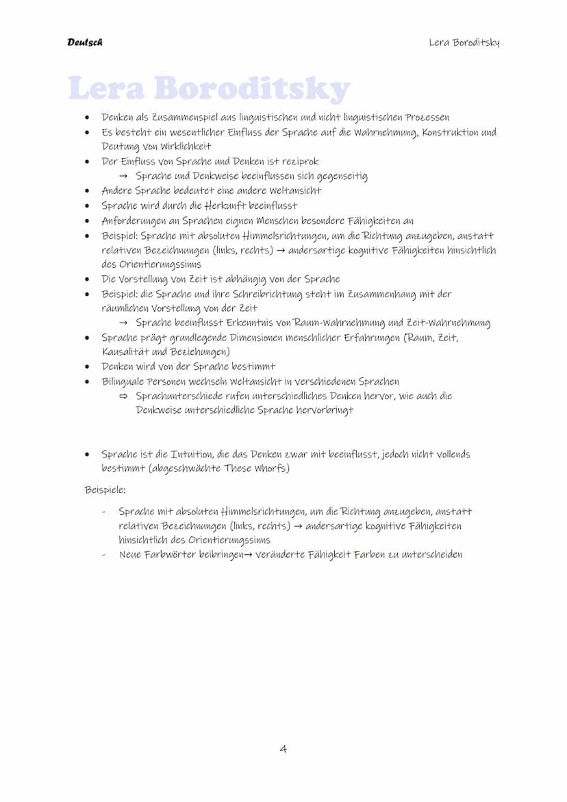 SPRACHTHEORIEN Deutsch
Inhalt
Sapir-whorf-Hypothese...
Linguistisches Relativitätsprinzip.....
Interpretation der whorf-Hypothese..
Schwache