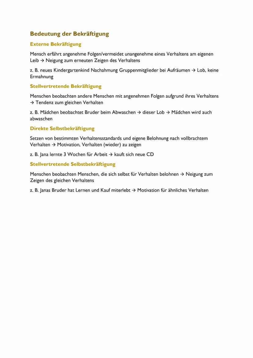 Lernen am Modell beschreibt den Prozess, in welchem eine Person, der Beobachter,
bestimmte Verhaltensweisen übernimmt, die er sich bei einer