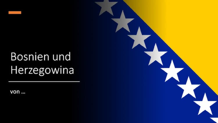 Know Länderreferat - Powerpoint über Bosnien und Herzegowina thumbnail