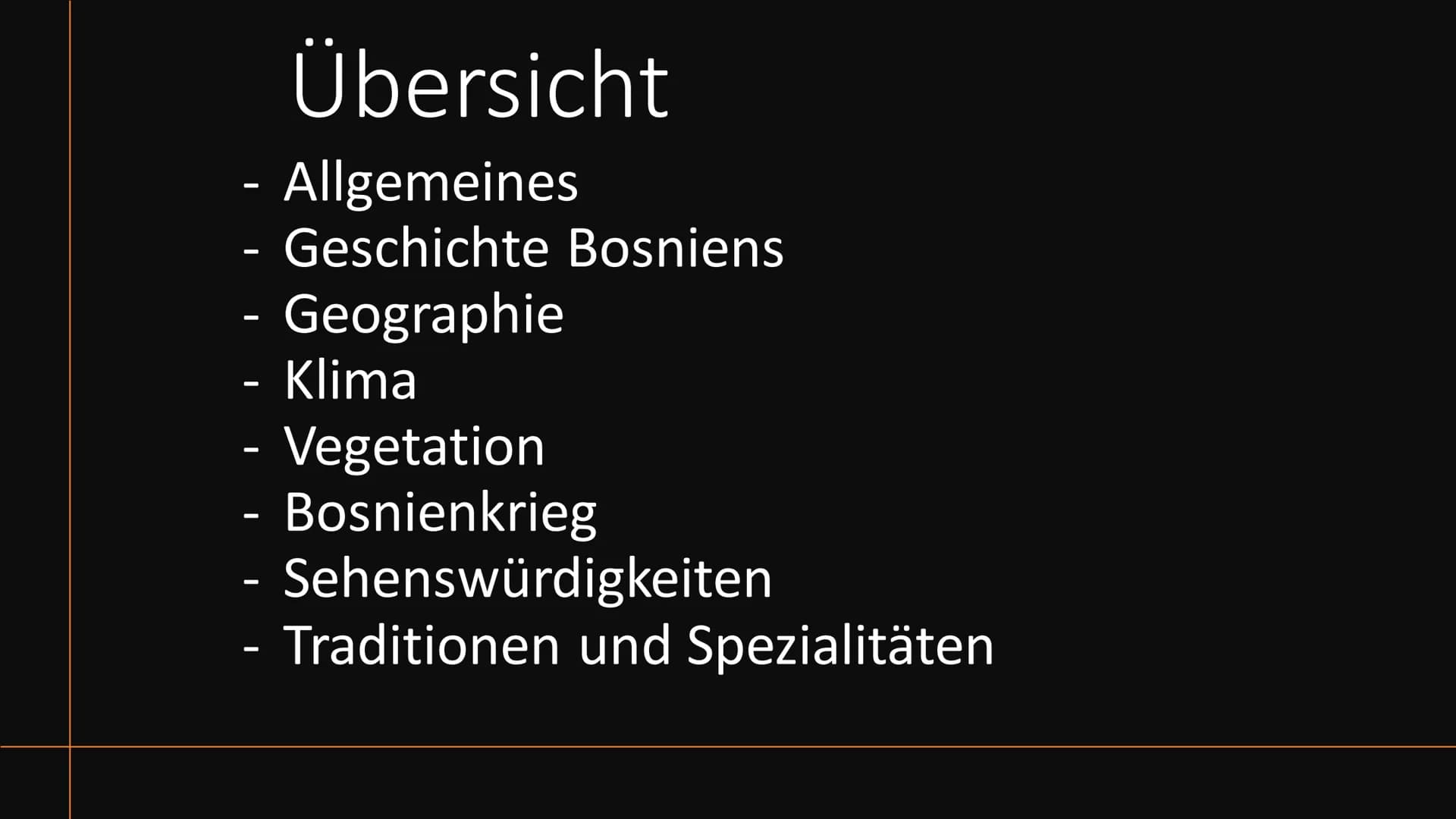 Bosnien und
Herzegowina
von ... Übersicht
Allgemeines
- Geschichte Bosniens
-
- Geographie
· Klima
- Vegetation
- Bosnienkrieg
Sehenswürdigk
