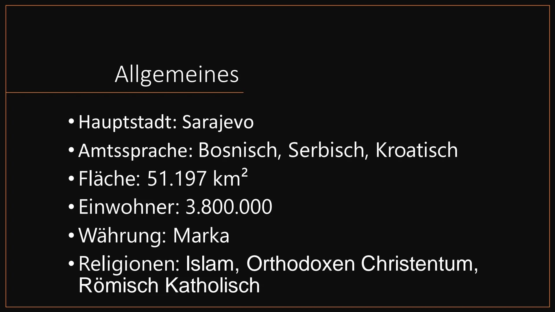 Bosnien und
Herzegowina
von ... Übersicht
Allgemeines
- Geschichte Bosniens
-
- Geographie
· Klima
- Vegetation
- Bosnienkrieg
Sehenswürdigk