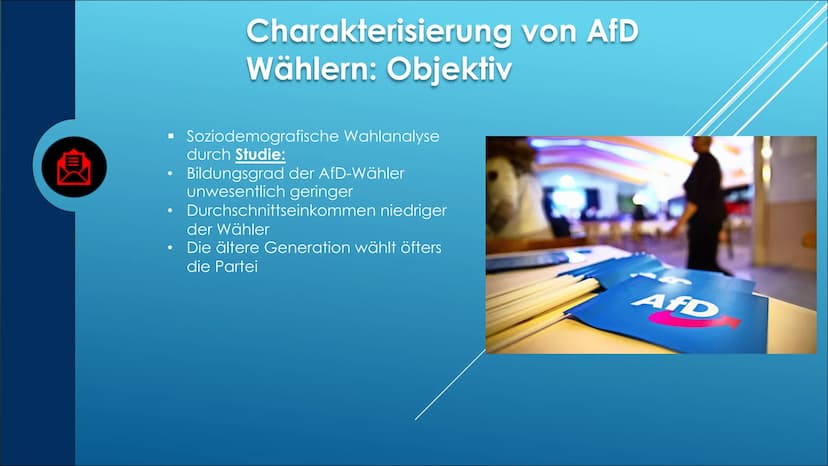 WAS IST DIE AFD?
Von Unbekannt (Yk) ●
●
●
INHALTSVER-
ZEICHNIS
Wer wählt die AfD?
• Wer sind die Spitzenkandidaten?
Wie sieht es mit dem Kli
