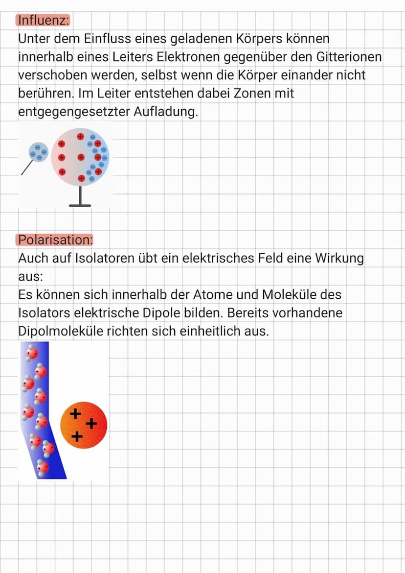 Elektrisches Feld
Eigenschaften Feldlinien:
●
●
Feldlinien laufen von + nach- und haben einen Anfang
und ein Ende
Feldlinien kreuzen und ber
