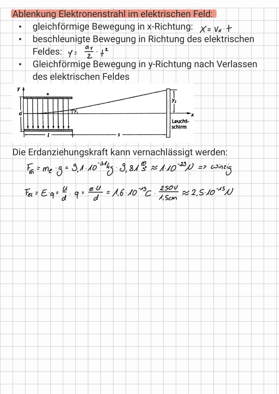 Elektrisches Feld
Eigenschaften Feldlinien:
●
●
Feldlinien laufen von + nach- und haben einen Anfang
und ein Ende
Feldlinien kreuzen und ber