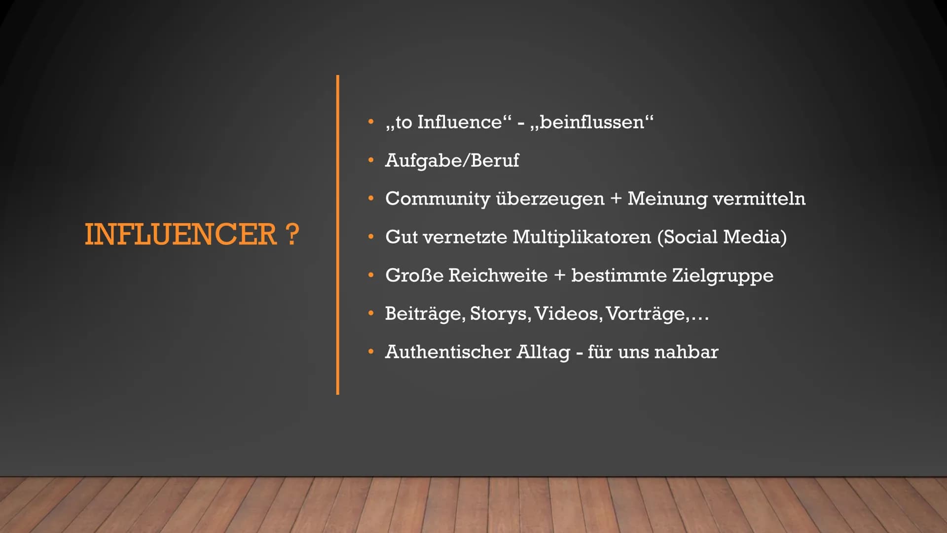 Fluch?
oder
Segen ?
INFLUENCER
MARKETING INHALTSANGABE
1888
ST
Was ist Influencer Marketing?
Was ist ein Influencer?
Beeinflussung durch Inf