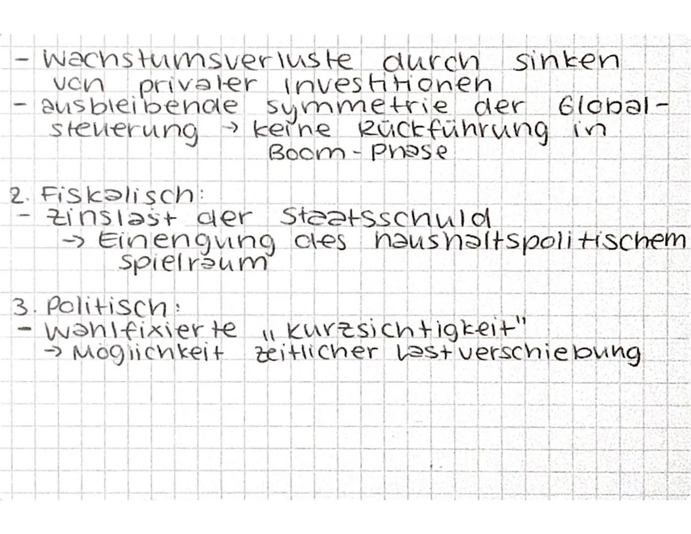 Staatsverschuldung:

- Alle von oder öffentlichen Hand auf-
genommenden kredite
- Schulden von Bund, Ländern, kommunen,
und sozial versicher