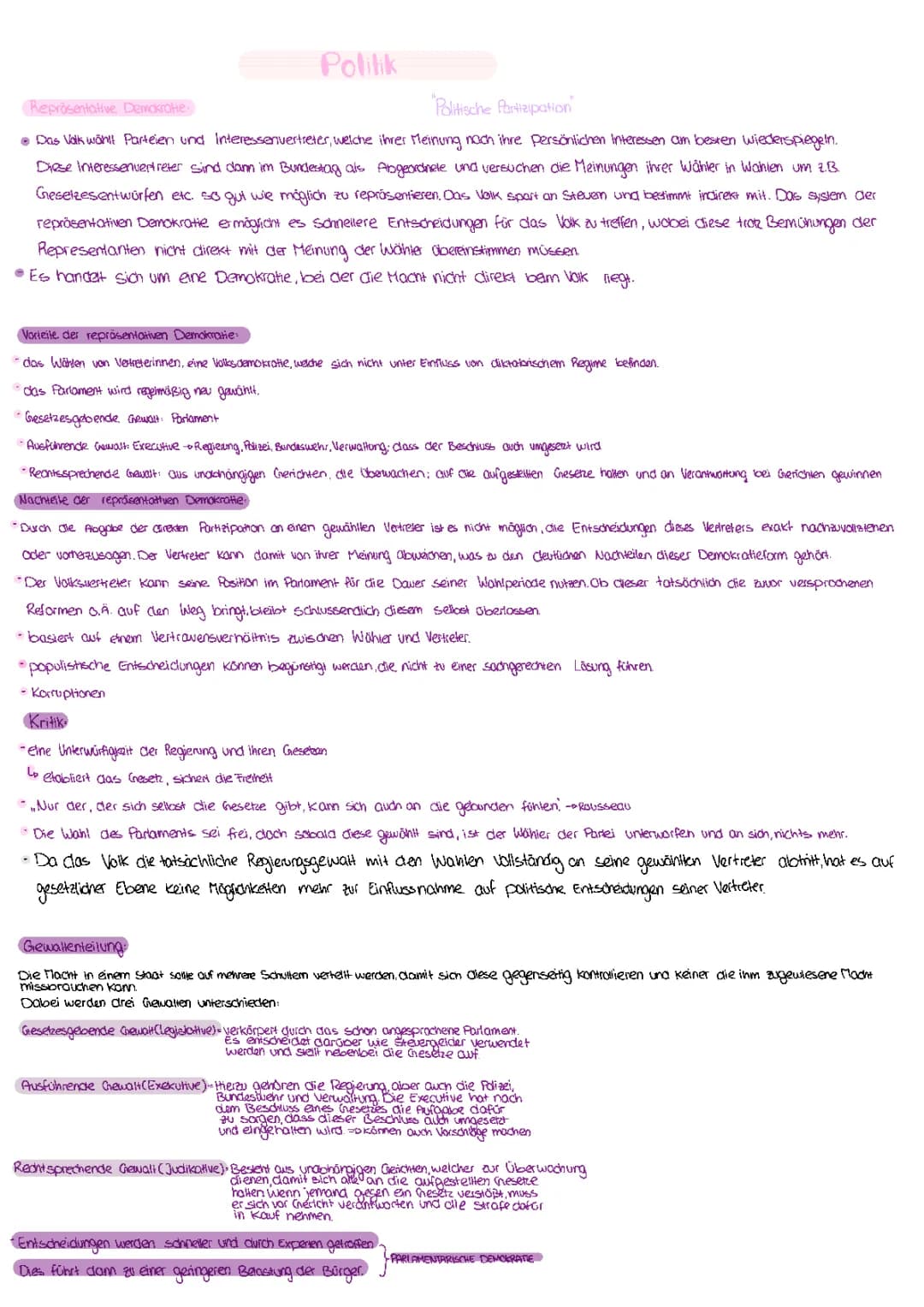 Politische Partizipation 