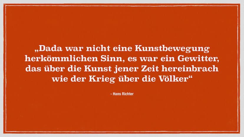 dada
dada an!
Komm
Glada
DADAISMUS
Die
ant
dada
letsche
Bewegung dada
dada an!
Komm
Glada
DADAISMUS
Die
ant
dada
letsche
Bewegung Entstehung