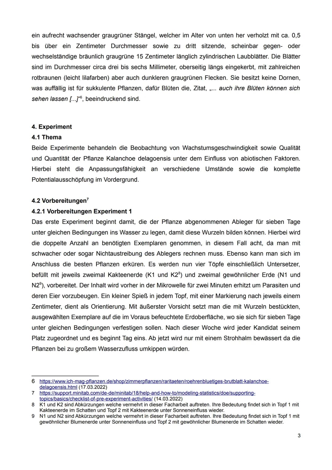 Geschwister-Scholl-Gymnasium
Freiberg
Verfasser:
Kursleiter:
Die Veränderung von Kalanchoe delagoensis
unter Einfluss von abiotischen Faktor