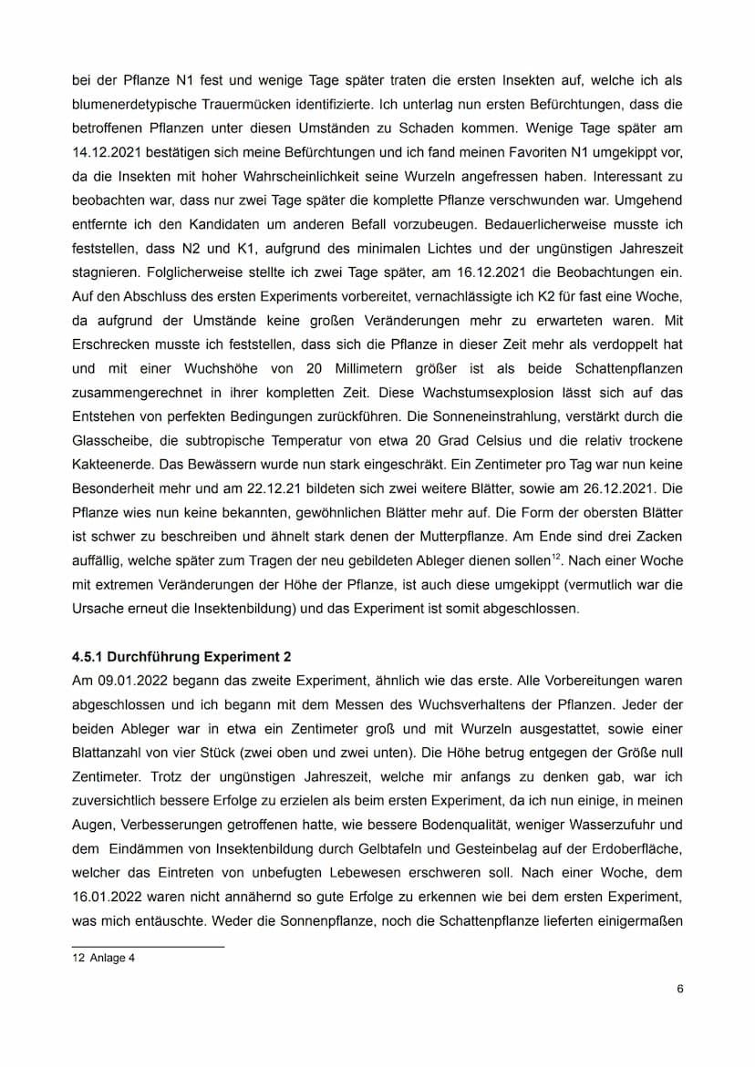 Geschwister-Scholl-Gymnasium
Freiberg
Verfasser:
Kursleiter:
Die Veränderung von Kalanchoe delagoensis
unter Einfluss von abiotischen Faktor