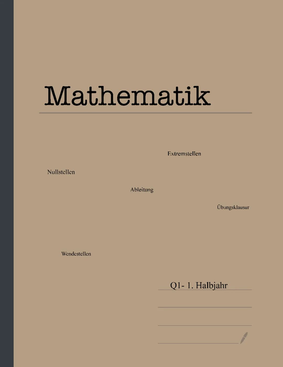 Mathematik ANALYSIS Nullstellen, Extremstellen, Ableitung etc.