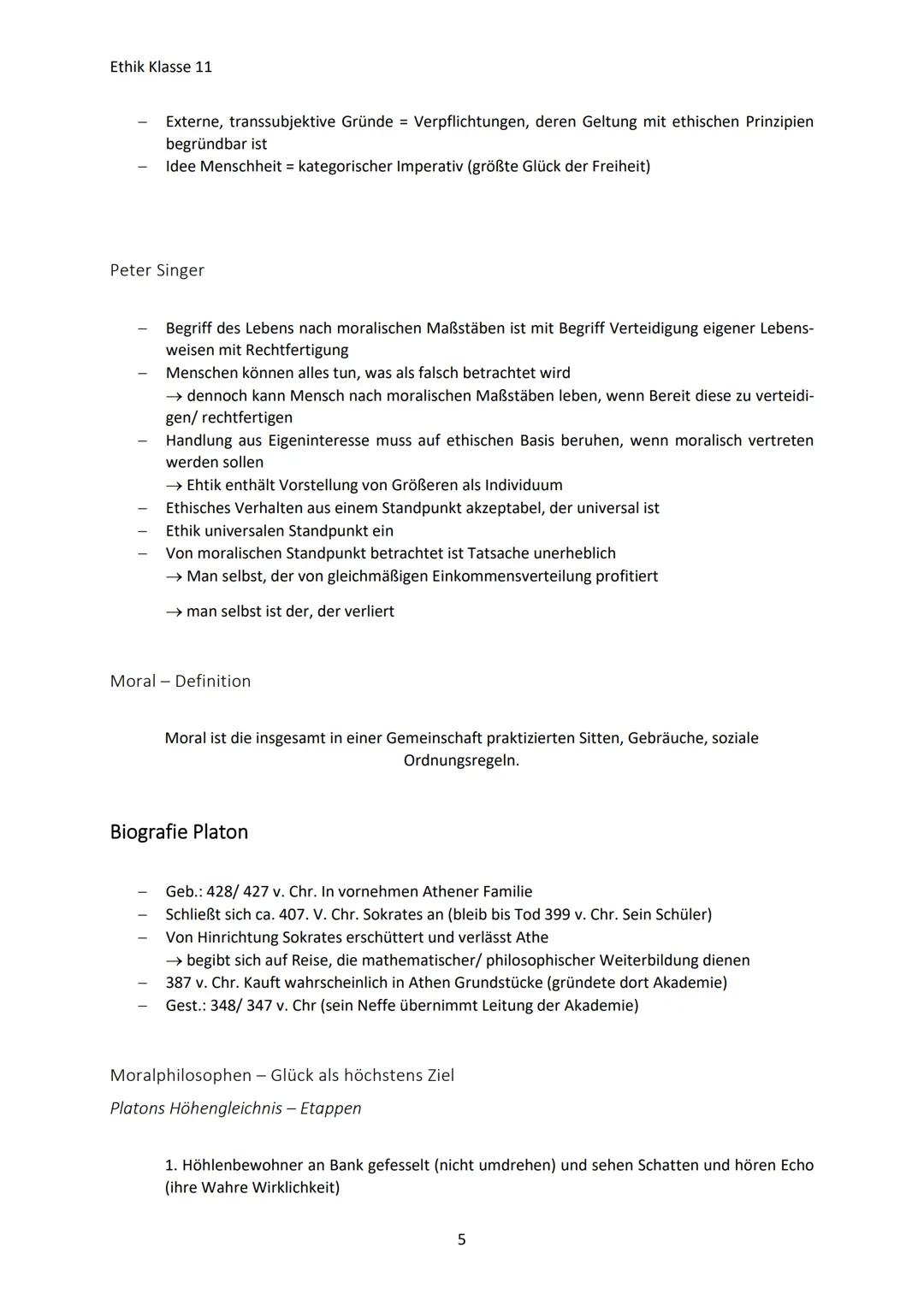 Ethik Klasse 11
ERSCHLIEBEN PHILOSOPHISCHER TEXTE
Was bedeutet Philosophie?
Aus dem griechischen → ,,Liebe zur Weisheit"
Philosophie als Tät