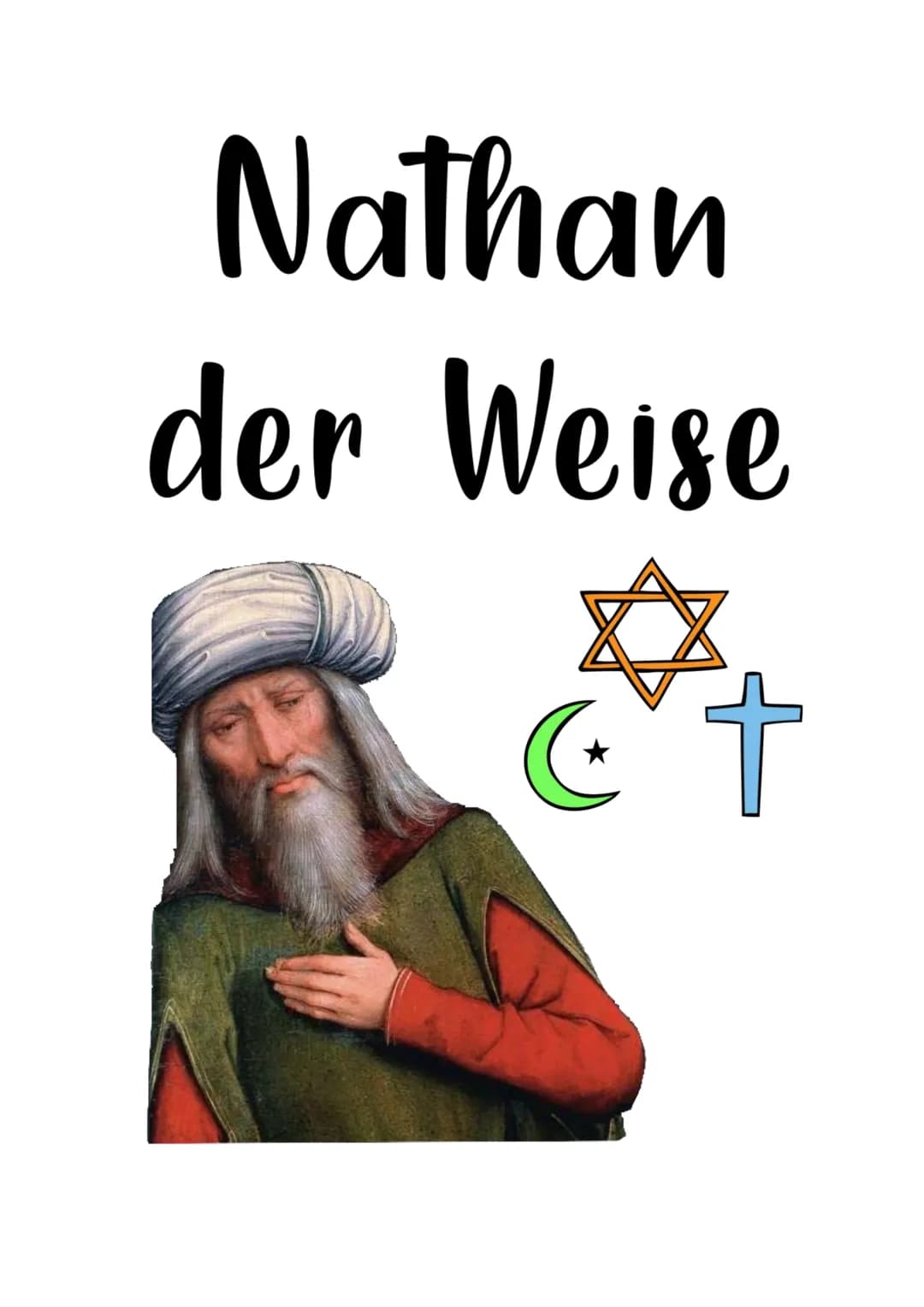 Nathan
der Weise
✡
@t
T Inhaltsverzeichnis
1.
2.
3.
4.
5.
Szenen und Handlungen
Figuren
Figurenkonstellation
Dramenaufbau
Die Ringparabel 1.