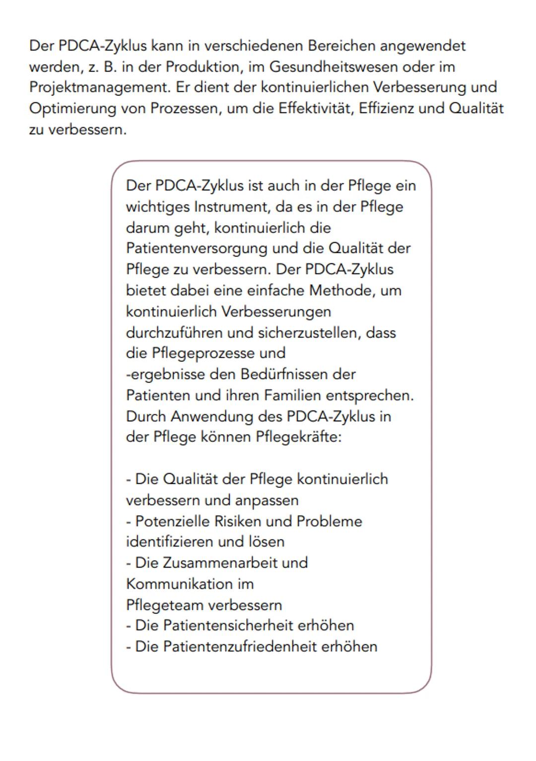 POCA Zyklus
Der PDCA-Zyklus ist ein Management-Tool und eine Methode zur
kontinuierlichen
Verbesserung von Prozessen und Ergebnissen.
PDCA s