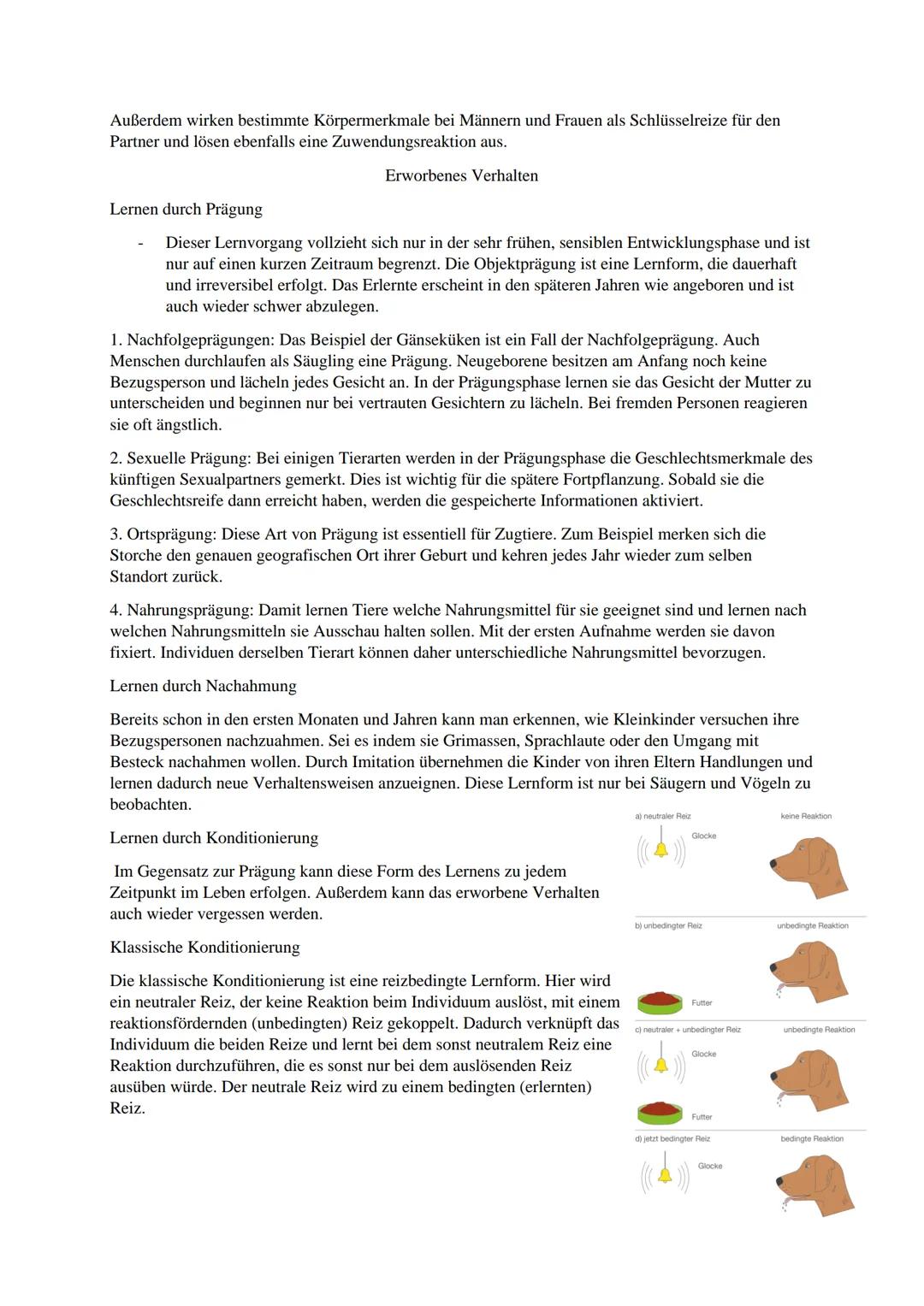 Verhaltensbiologie

Unbedingter Reflex

Reflexe werden durch einen Außenreiz ausgelöst und die Reaktion erfolgt anschließend unbewusst
und u