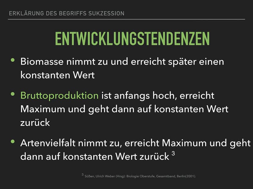 Sukzession GLIEDERUNG
1. KLÄRUNG DER GRUNDLAGEN
2. ERKLÄRUNG DES BEGRIFFS SUKZESSION
3. ARTEN DER SUKZESSION
4. ZEITLICHER ABLAUF DER SUKZES