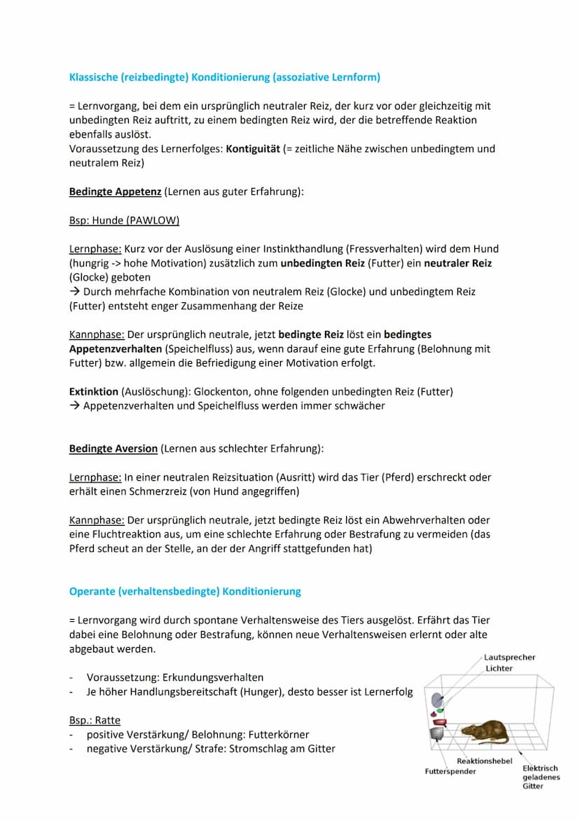 Angeboren oder erlernt?
Reflexe
unbedingte Reflexe = einfache, genetisch bedingte Verhaltenselemente, die auf einen Reiz
hin ohne bewusste S