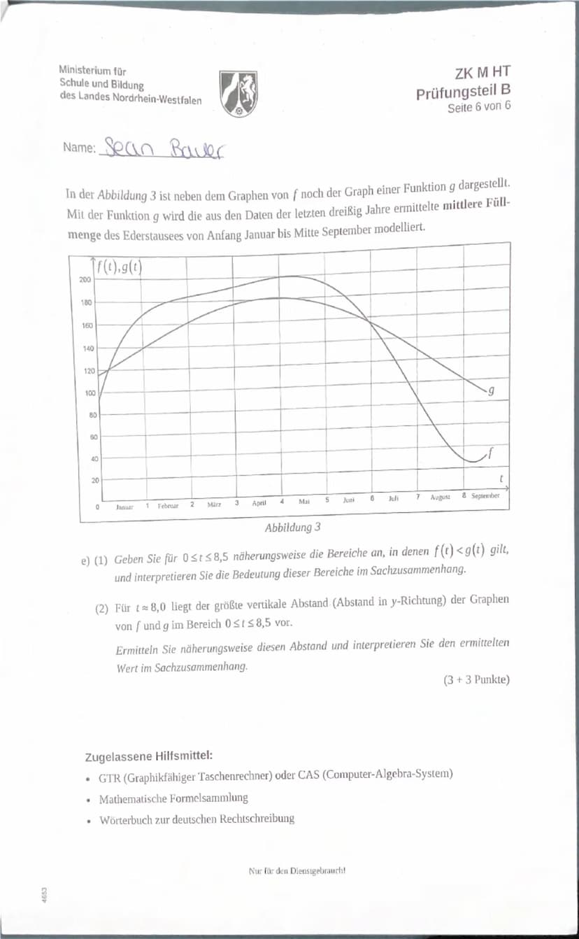 4653
Ministerium für
Schule und Bildung
des Landes Nordrhein-Westfalen
ZK M HT
Prüfungsteil A
Seite 1 von 2
Name: Sean Bauer
Zentrale Klausu
