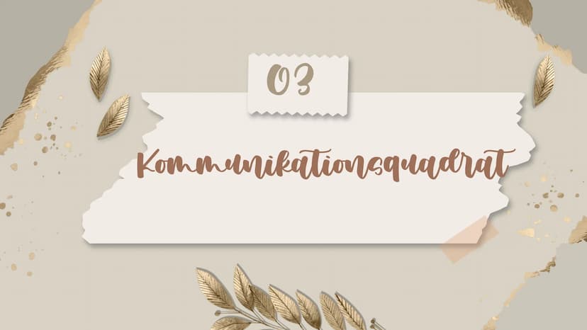 DAS
Vier-Ohren-Modell Inhaltsverzeichnis
01
GRUNDLAGEN
03
KOMMUNIKATIONSQUADRAT
02
FRIEDEMANN SCHULZ VON THUN
04
BEISPIEL 01
Grundlagen IST 