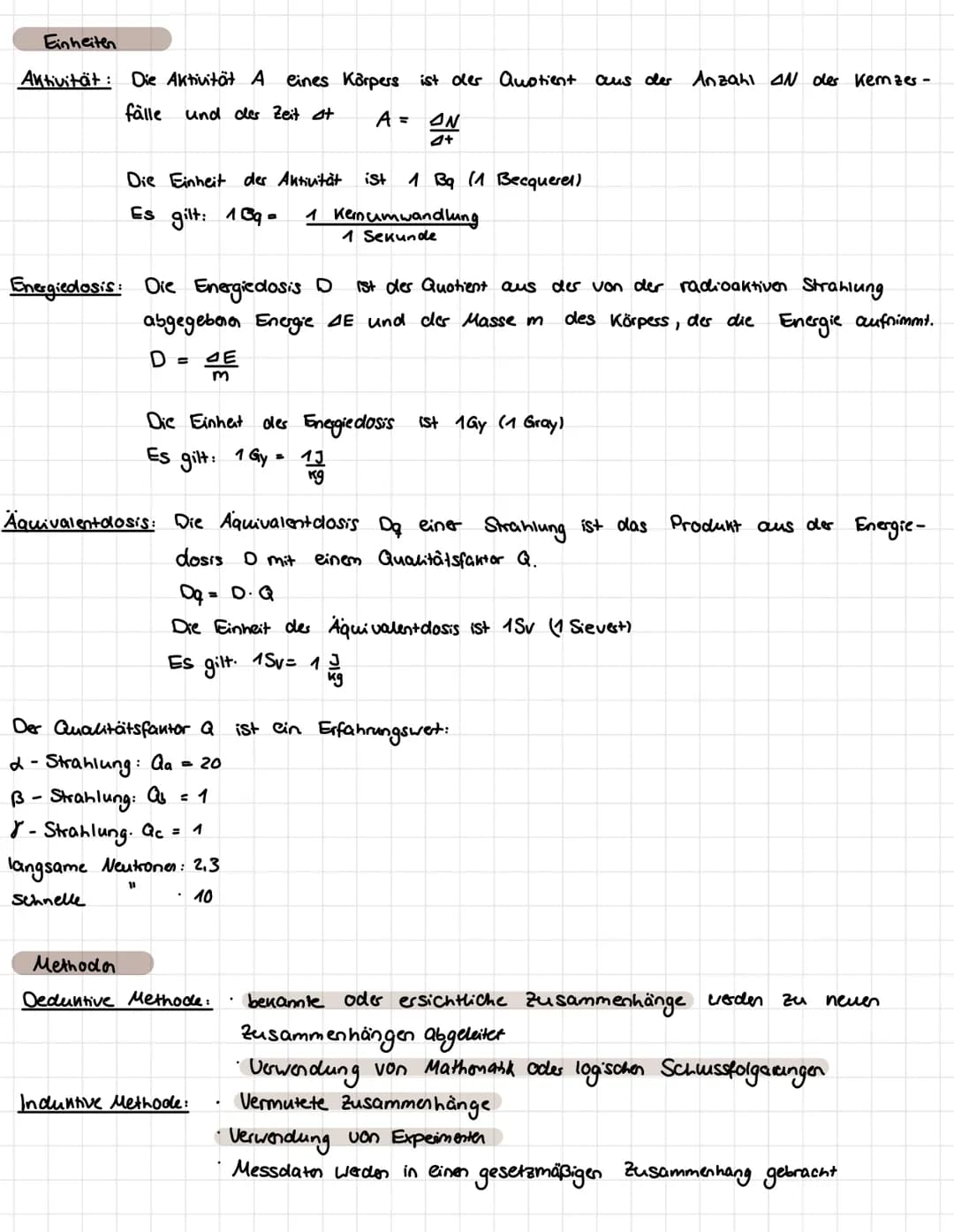 Physik
Isotop
Isotope eines Elements besitzen gleiche Protonenzahl, aber unterschiedliche Neutronenzahl.
L₂ instabile Isotope sind radioakti