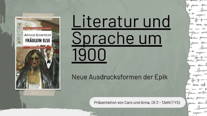 Know literatur und Sprache um 1900 thumbnail