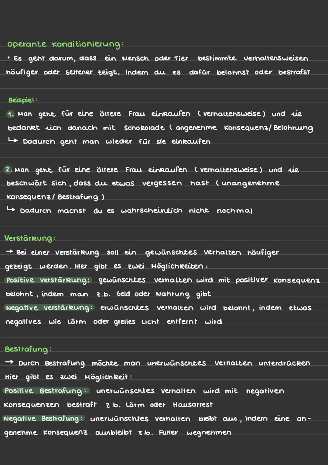 Klassische und operante Konditionierung:
=> unter Konditionierung versteht man eine Form des Lernens, bei der
Reiz - Reaktions- verbindungen