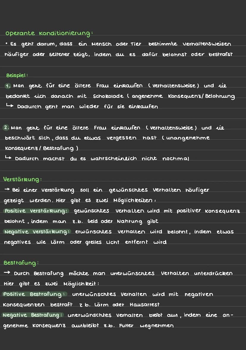 Klassische und operante Konditionierung:
=> unter Konditionierung versteht man eine Form des Lernens, bei der
Reiz - Reaktions- verbindungen